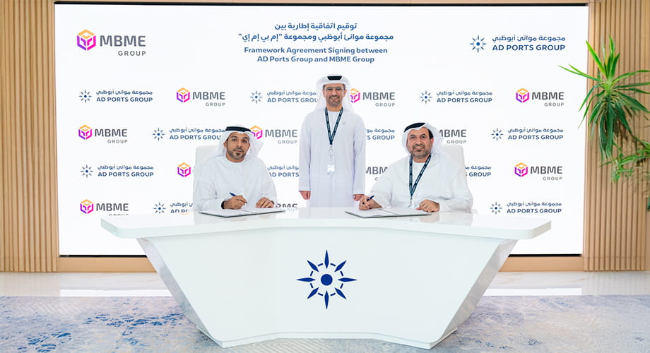 AD Ports Group and MBME Group Sign Framework Agreement to Jointly Explore Developing Global TradeTech and FinTech Solutions