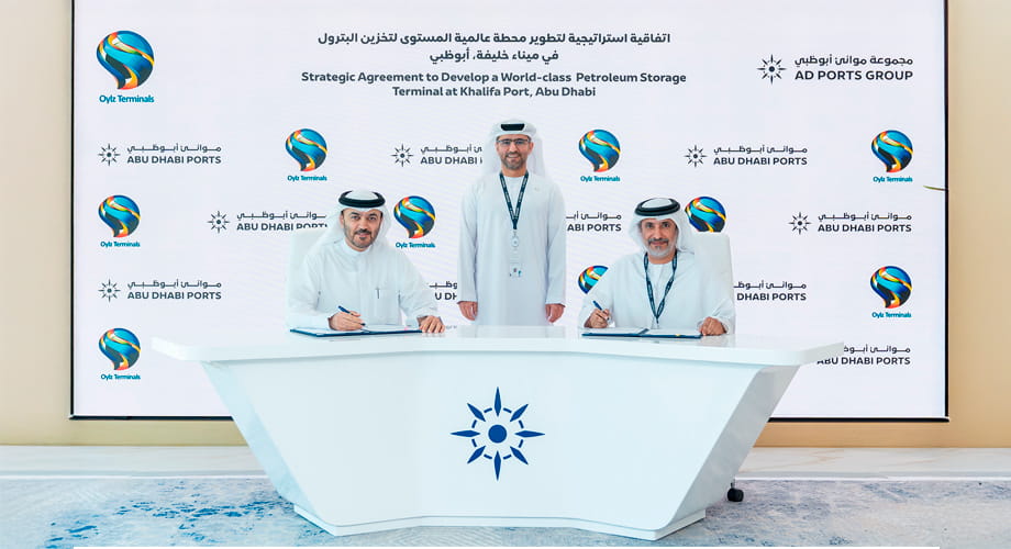 AD Ports Group and Oylz Terminals Sign Strategic Agreement to Develop a World-Class Petroleum Storage Terminal at Khalifa Port
