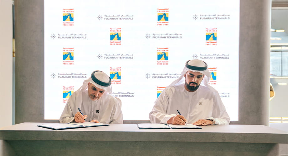AD Ports Group’s Fujairah Terminals and Fujairah Free Zone Authority Sign MoU to Enhance Fujairah's Role in Global Maritime Industry