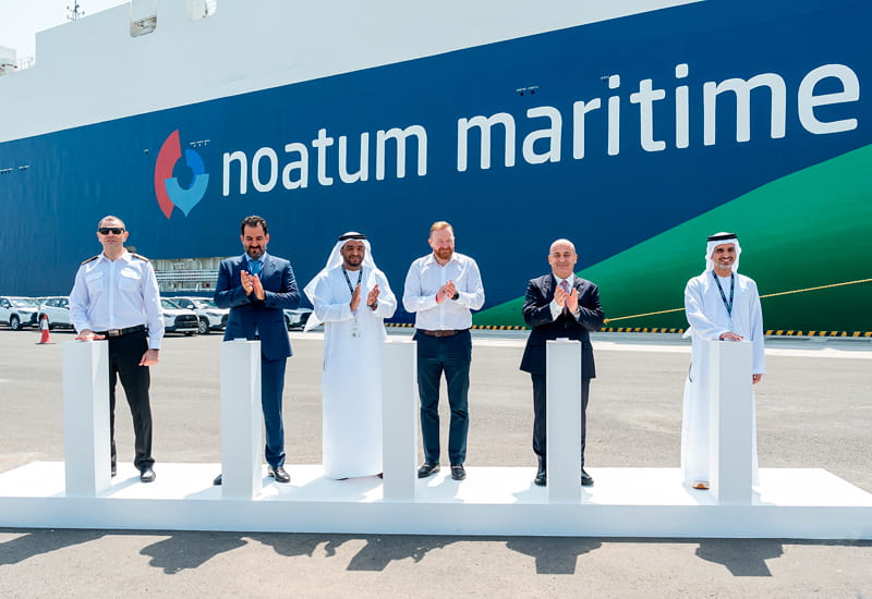 United Global Ro-Ro Celebrates Maiden Voyage of LNG-Powered Vessel at Khalifa Port