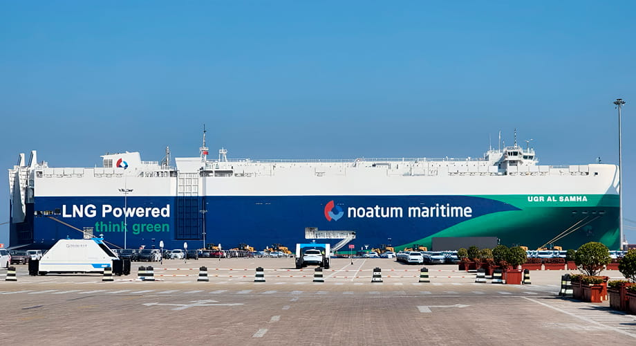 Noatum Maritime Takes Delivery of First LNG Powered Vessel for United Global Ro-Ro Joint Venture