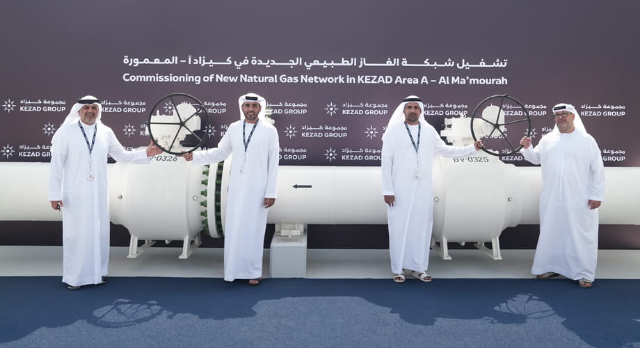 KEZAD Commissions New Natural Gas Network for Clients