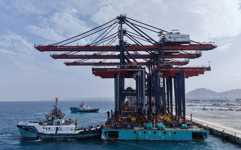 Noatum Ports Safaga Terminal Egypt Cranes