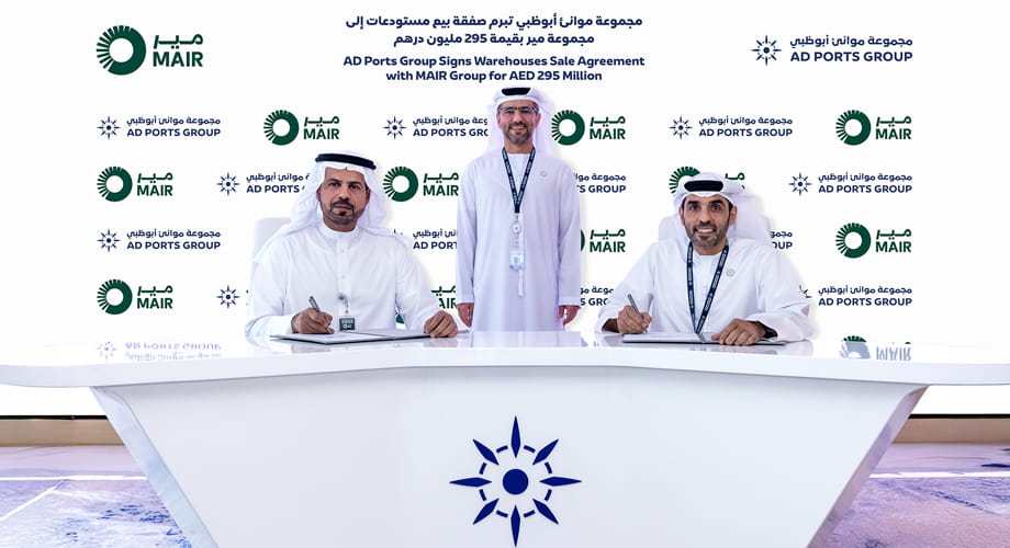 AD Ports Group Completes Sale of Warehouses to Mair Group for AED 295 Million