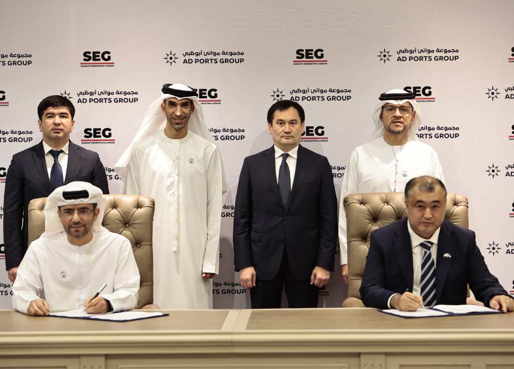 AD Ports Group and SEG Sign Two Agreements for Development of Logistics, Freight and Food Trading Infrastructure in Uzbekistan