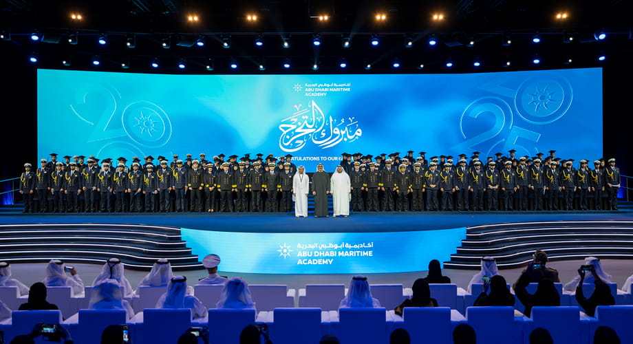 Khaled bin Mohamed bin Zayed Attends Abu Dhabi Maritime Academy’s Inaugural Commencement Ceremony