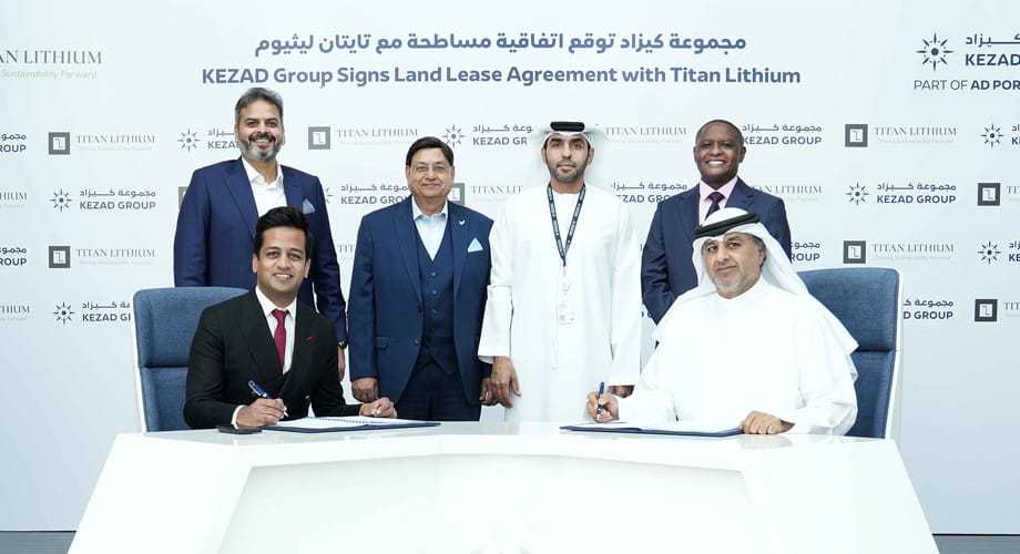 Titan Lithium to Set Up AED 5 Billion Lithium Processing Plant in KEZAD